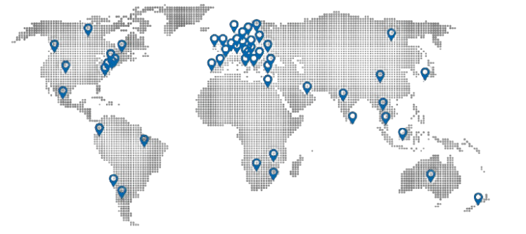 Global Presence Map
